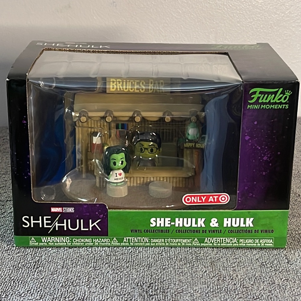 Funko Mini Moments She-Hulk & Hulk Marvel Studios Target Exclusive Bruces Bar